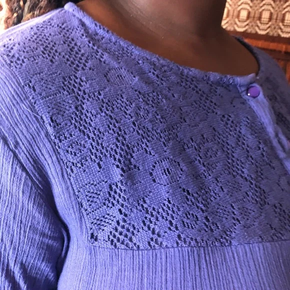 All the rage for the summer get you hands on this Vintage Purple gauze … - Picture 4 of 12